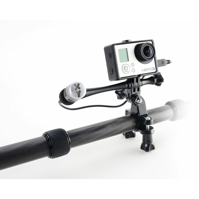 MicW iGoMic. XY микрофон для работы с камерами GoPro. В кейсе в комплекте с ветрозащитами, держателем,