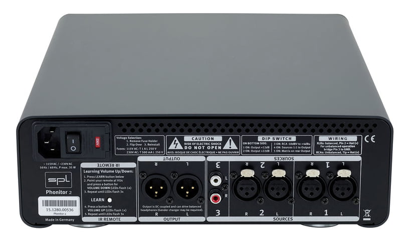 SPL Phonitor 2 Black. Процессор-усилитель для наушников