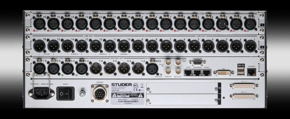 Studer ONAIR 1500-6 FADER Звуковой микшерный пульт.
