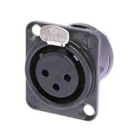Neutrik NC3FD-L-B-1 Разъем XLR female панельный