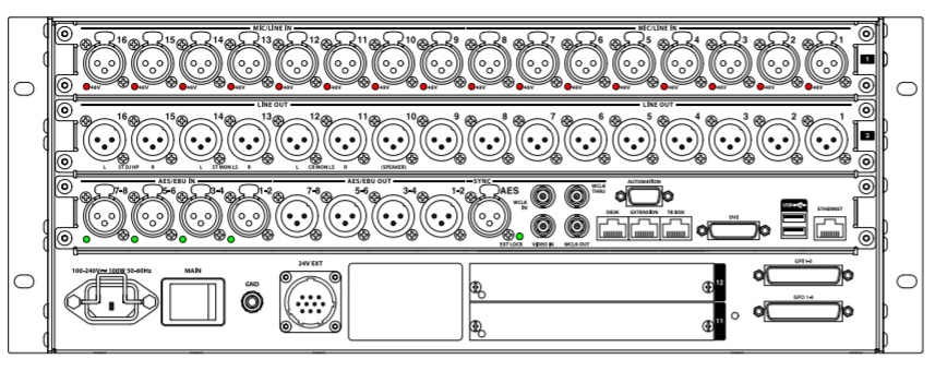 Studer ONAIR 1500-6 FADER Звуковой микшерный пульт.