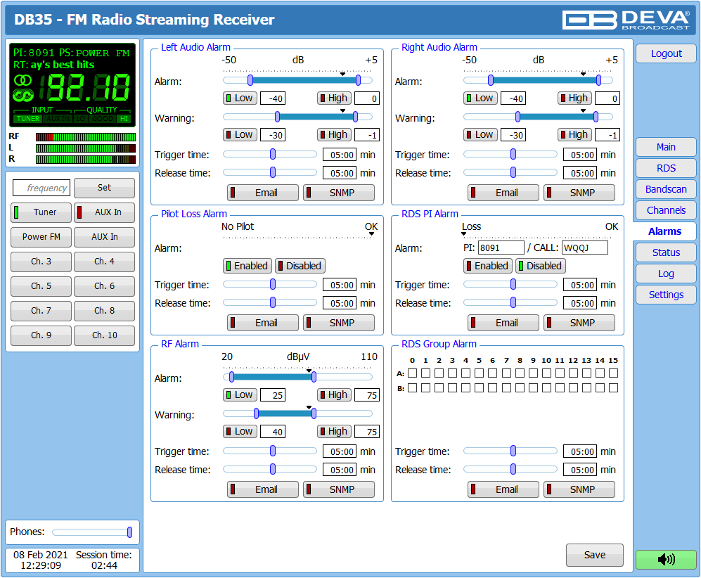 DEVA Broadcast DB35 компактный FM-радиостример