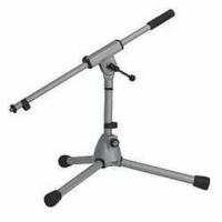 Konig & Meyer 25910.300.87. Низкая микрофонная стойка с журавлем, серая, высота 280 мм, длина журавля 525 мм