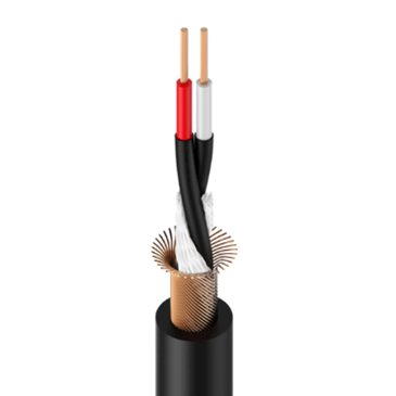 AURAPRO MC2023-OFC Профессиональный микрофонный кабель  2*0.23 mm², OFC, черный 100м катушка)