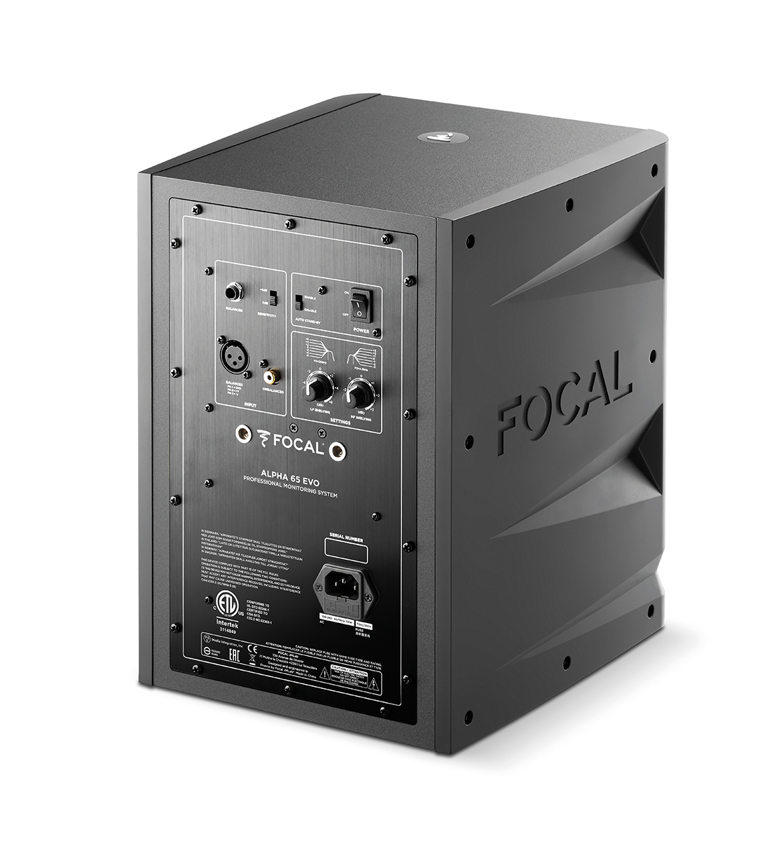 Focal Professional ALPHA 65 EVO. Контрольный двухполосный звуковой монитор ближнего поля. Динамики 6,5