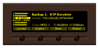 DEVA Broadcast DB9009-RX Профессиональный звуковой IP декодер, 1RU