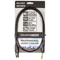 AURAPRO Аудио кабель XLR-F / TRS-Jack. Серия Silver
