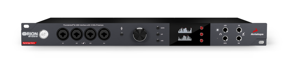 Antelope Audio Orion Studio Synergy Core. Аудио интерфейс 16x26 Professional TB 3 & USB 3 ADAT/SPDIF & FPGA