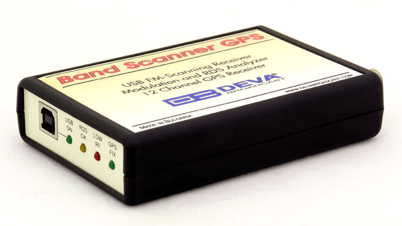 DEVA Broadcast Band Scanner GPS. Мобильный измерительный комплекс