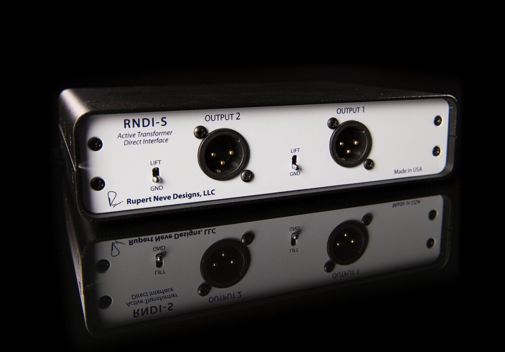 Rupert Neve Designs RNDI-S Активный трансформаторный DI-бокс стерео (Stereo Active Transformer Direct Interface)