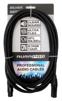 AURAPRO Микрофонный кабель XLR-F / XLR-M. Серия Silver