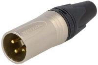 Neutrik NC3MXX. Разъем XLR-3 Папа кабельный