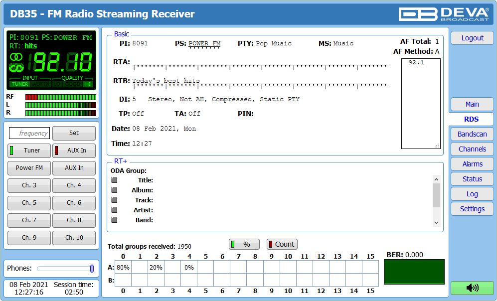 DEVA Broadcast DB35 компактный FM-радиостример