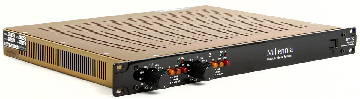 Millennia Media HV-3C Двухканальный микрофонный предусилитель.