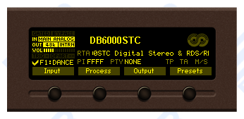 DEVA Broadcast DB6000-STC  Стерео & РДС кодер