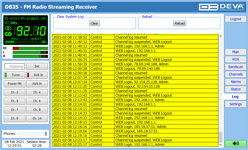 DEVA Broadcast DB35 компактный FM-радиостример